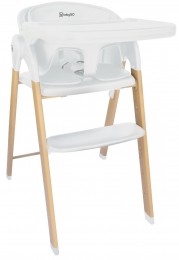 BabyGoLevelsWhiteWoodKinderstoel5101