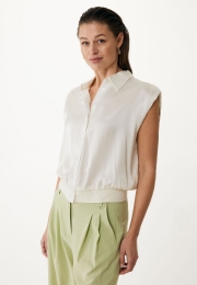 BlouseMouwloosWit