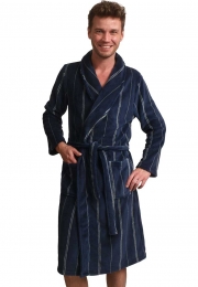 Blauweherenbadjasmetstreepmotief-fleece-s