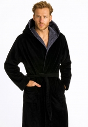 Zwartebadjasmetcapuchon-Xl-XXL