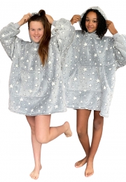 Draagbaredekenmetcapuchonmouwen-kind-glowinthedark