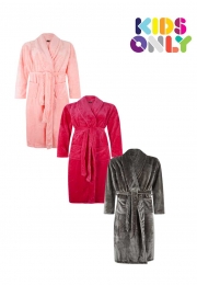 Fleecekinderbadjasmetnaam-M7-8jaar-grijs