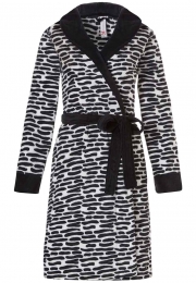 Damesbadjaszwartwitmotief-2xl