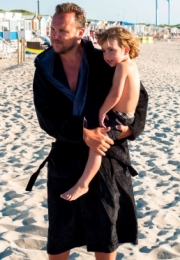 Zwartebadjasmetcapuchon-M-L