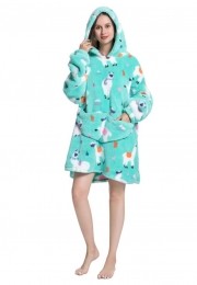 Fleecedekenmetcapuchon-alpacas