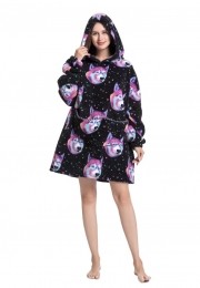 Fleecedekenmetcapuchon-wolven