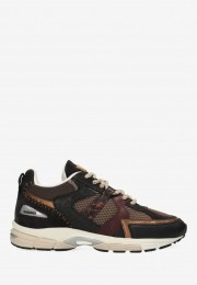 SneakerAbbeyRunZwartBruin