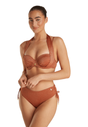 Midibowbikinibottomwarmcaramelmaat40