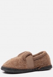 BergsteinPantoffelsbruinTextiel