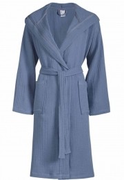 VanDyckunisexbadjasbiologischkatoen-denimblauw