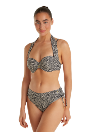 Midibowbikinibottomwilddotmaat40