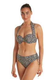 Midibowbikinibottomwilddotmaat36