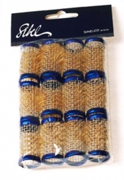 SibelWatergolfdraadrollersmetaalkortBlauw21mm-12st