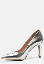 GiuliaPumpszilverImitatieleer