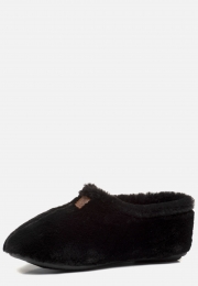 NortenasPantoffelszwartImitatiebont