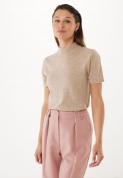 KnitTopSileneCashmereBeige
