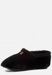 NortenasPantoffelszwartImitatiebont