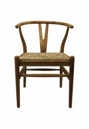 EetkamerstoelDelilahnaturelteakbananenblad