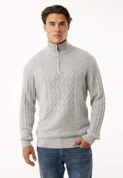 TruiGebreidPatchworkGrijs