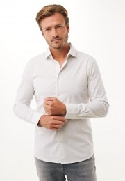 OverhemdAnetoStripedEasyGrijs