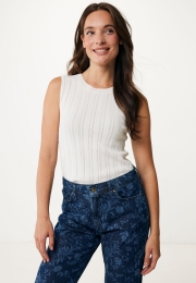 LilyClassicAjourTanktopOffWhite