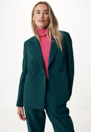 DoubleBreastedBlazerDonkergroen