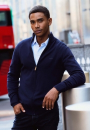 VestHermonFullZipNavy