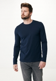 BasicLangeMouwenT-shirtNavy