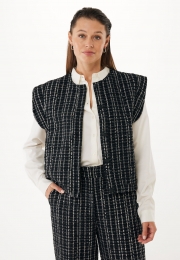 TweedGiletSequinsZwart