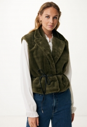 GiletImitatiebontOlijfgroen