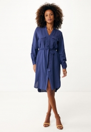 MidiJurkLinnenDonkerblauw