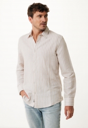 ShirtAidenLinnenGestreeptZand