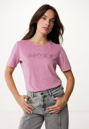 T-ShirtmetPaillettenMauve
