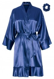 Satin-Luxurybadjassatijnkortmetruffles-blauw