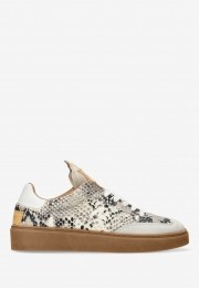 SneakerBossaNuovoSnakeZwartWit