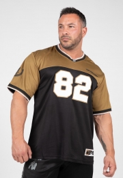 GorillaWearTrentonFootballJersey-ZwartGoud-L