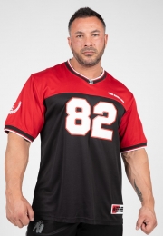 GorillaWearTrentonFootballJersey-ZwartRood-4XL