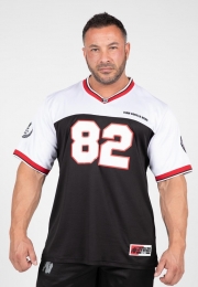 GorillaWearTrentonFootballJersey-ZwartWit-2XL