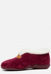 BasiczPantoffelsbordeauxroodTextiel