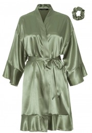 Satin-Luxurybadjassatijnkortmetruffles-pastelgroen