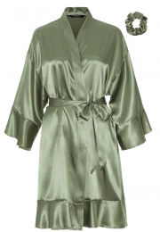 Satin-Luxurybadjassatijnkortmetruffles-pastelgroen