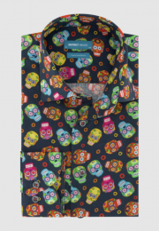 DistrictIndigoOverhemdPrintMulticolor38