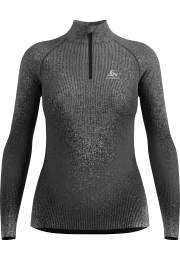 OdloBlackcombEcoBaselayerTurtleNeckShirtHalfZipDames