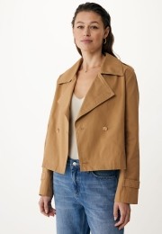 CroppedTrenchcoatCamel