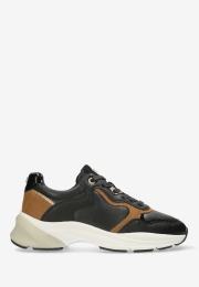 SneakerMilanaZwartTan