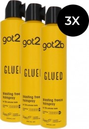SchwarzkopfGot2BGluedBlastingFreezeHairspray-3x300ml