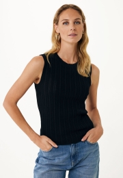 LilyClassicAjourTanktopBlack