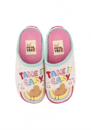 HotPotatoesZomerPantoffelsSulphur65664Grijsmaat