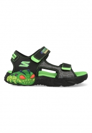 SkechersSandalenCreature-Splash400614LBKLMZwartGroenmaat
