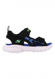 SkechersSandalenRazorSplash-AquaBuddies406513LBBLMZwartBlauwmaat
